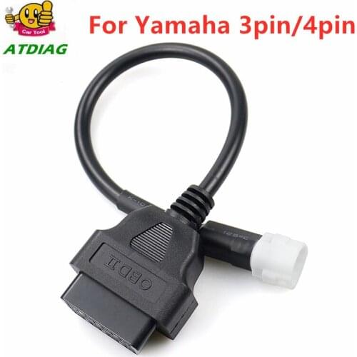 OBD2 Motorcycle Cable For YAMAHA 3pin 4pin to OBD 16pin OBD2 Extension cable