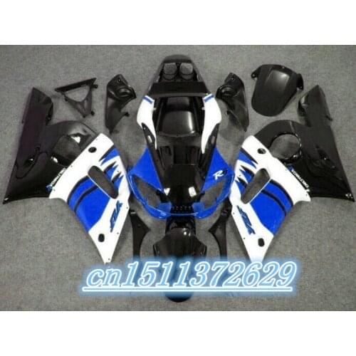 Dor-ABS fairings YZF R6 600 98 99 00 01 02 fairing kit YZF R6 1998-2002 fairings for white black blue D