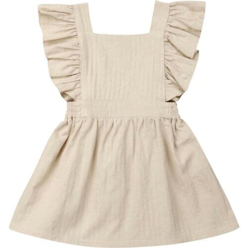 Toddler Kid Baby Girl Clothes Sleeveless Dress Sundress Sunsuit Summer Sleeveless Holiday Dress Girl Clothing