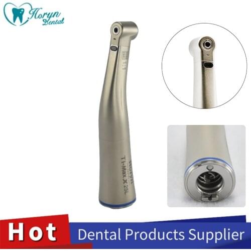 Fiber Optic 25000LUX Contra Angle Handpiece Push Button FIT TI MAX X25L High Quality