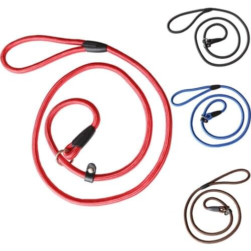 Pet Dog Leash Rope Nylon Adjustable Training Lead Pet Dog Leash Dog Strap Rope Traction Dog Harness Collar Lead