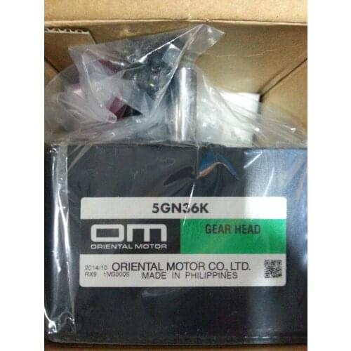 5GN36K motor gear box Brand new original Japanese Oriental OM reducer gear head