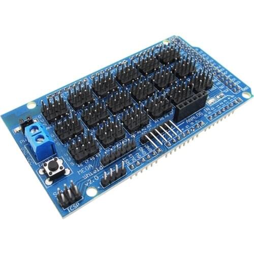 MEGA Sensor Shield V1.0 V2.0 MEGA 2560 Support IIC, Bluetooth, SD, robot parts mega2560 Sensor Shield