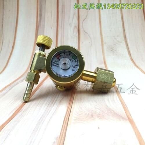 Argon arc welding machine stainless steel welding fittings, energy saving pressure meter, gas King flowmeter, argon pressure red