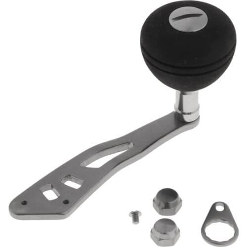 Super Power Fishing Reel Handle With EVA Knob Reel Parts & Repair Reel Handle DIY Replacement Part for Baitcasting Spinning