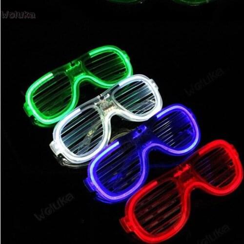 LED luminescent sunglasses bar concave shape music festival glasses cool CD50 W02