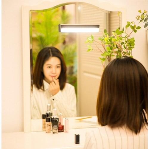 LED Mirror Light Dressing Table Makeup Lighting USB Rechargeable Bedroom Living Room Night Lamp Bathroom Toilet Fill Lights