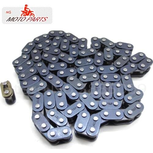 T8F chain with Spare Master Link For 2 stroke 47cc 49cc Mini Dirt Pocket Bikes Minimoto ATV Minimoto Motorcycle
