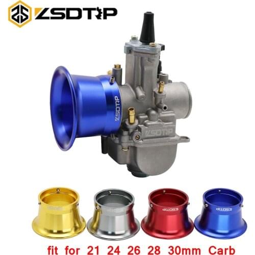 ZSDTRP 50mm Motorcycle Carburetor Air Filter Wind Horn Cup For Keihin OKO KOSO Mikuni PE PWK24/26/28/30 PE28 PE30