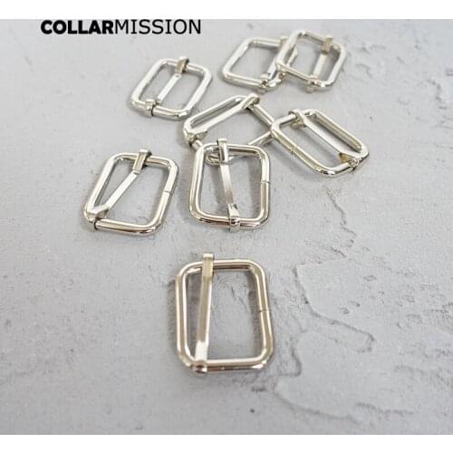 10pcs/lot DIY puppy collars 25mm metal adjustable buckle suitcase ribbon slip buckle durable hardware Zinc Alloy adjuster LXK25Y