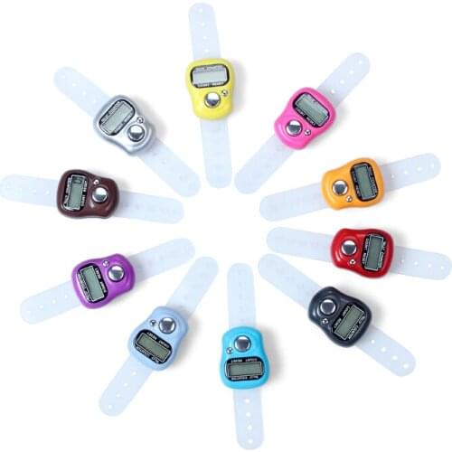 10 X Mini Digital Finger Ring Hand Tally Counter Clicker Golf Counter Counting Free Shiping