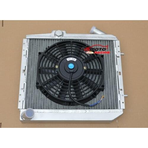 42mm Aluminum Cooling Radiator + FAN For 1985-1991 Renault 5 Fit Super 5/R5 9/11 GT Turbo MT 90 89 88 87 86