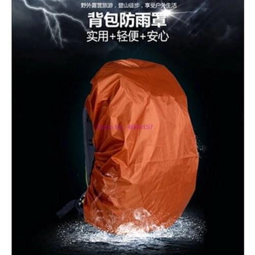 By dhl or ems 200pcs new Backpack Rain Cover Shoulder Bag Waterproof Cover Outdoor Climbing Hiking Travel Tools Kits Suit