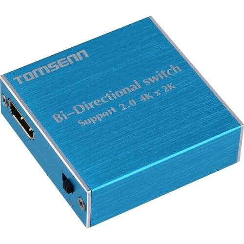 HDMI Switcher 4K Bi-Direction 2.0 HDMI Switch 1x2/2x1 Adapter 2 in 1 out Converter for PS4 Pro/4/3 TV Box HDMI Splitter
