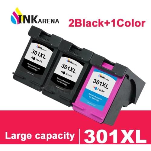 INKARENA 301XL Replacement for hp 301 xl for hp301 Ink Cartridge for hp Deskjet 1000 1050 2510 3000 3054 Envy 4500 4502 printer