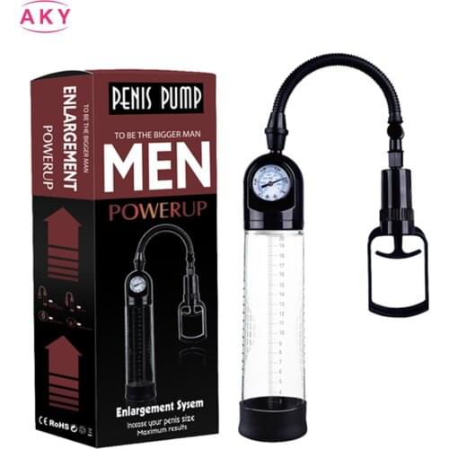 Male Sex Tools Penis Pump Enlargement Vacuum Pump Penis Dick Enlarger Trainer Sexy Product Adults Sex Toys Shop For Man Couples