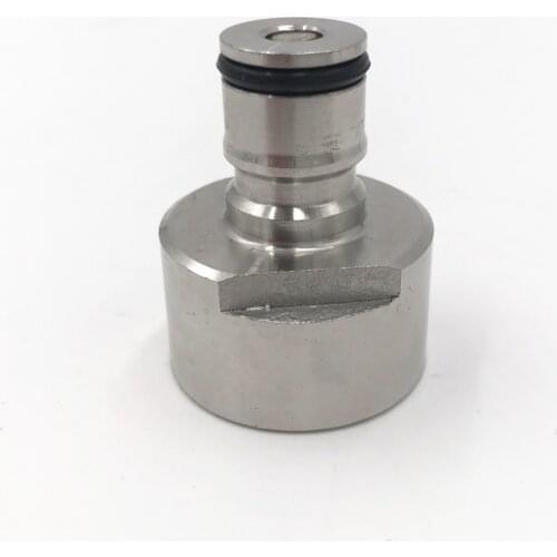 Stainless Carbonation Cap, Ball Lock Type, Fit on soft drink PET bottles, Homebrew Kegging, New