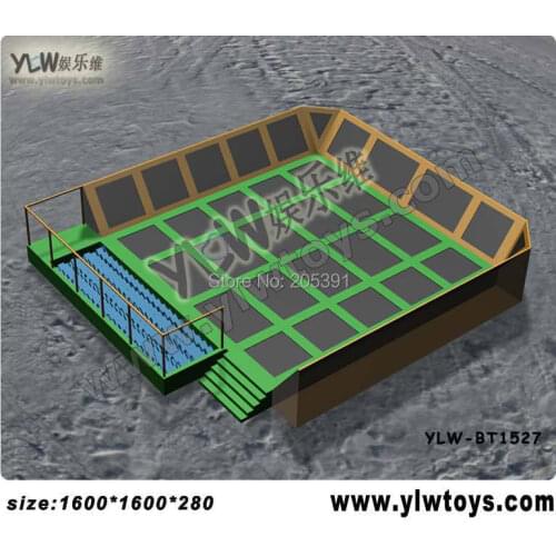 Amusement indoor trampoline park with sponge/ball pit,adult fitness trampoline parks,sport trampoline for exercise