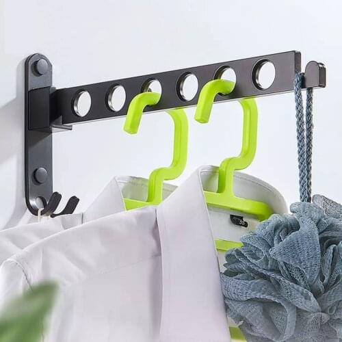 Robe Hook Bathroom Coat Hanger Rack Aluminum Towel Hook Black Door Decorative Clothes Hangers Wall Mounted Bath Accessories