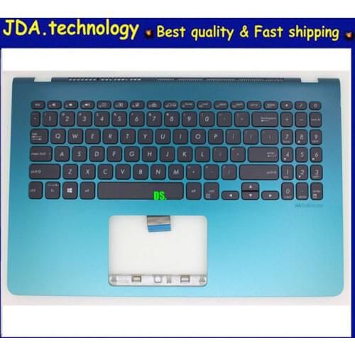 MEIARROW 95%-100%new upper shell For Asus VivoBook S15-S5300U/F S530 Palmrest US Keyboard upper cover,Blue