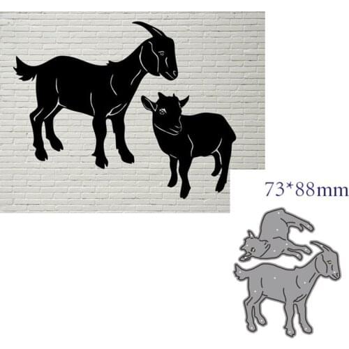 Metal Cutting Dies Animal Sheep Decoration Scrapbook Paper Craft Knife Mould Blade Punch Stencils Christmas Metal Dies
