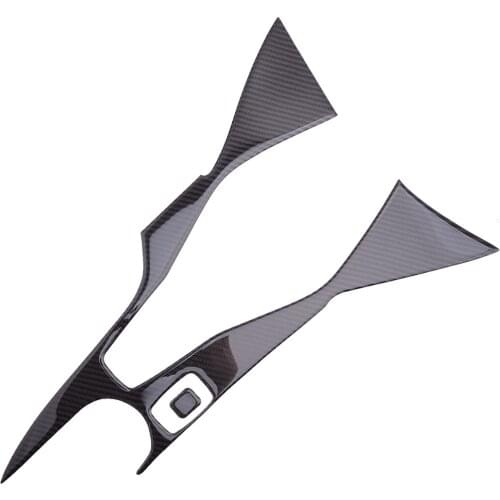 Car Carbon Fiber Console Gear Shift Panel Cover Trim Sticker Fit for Chevrolet Camaro 2017 2018 2019 Accessories