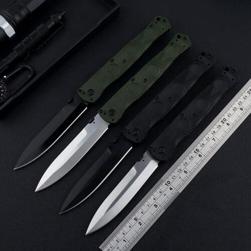 New 391 391BK SOCP folding knife D2 blade nylon fiberglass handle outdoor tactical defense jungle hunting EDC tool knife