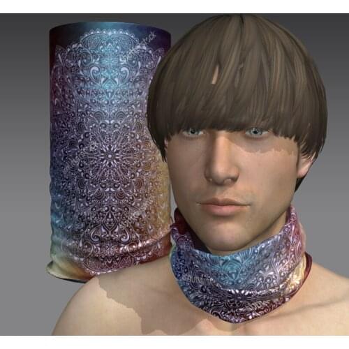 Wholesale geometry printing tube headwear bandanas #172974803, 5pcs / lot, good for small sports event