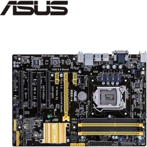 For Asus B85-A Desktop Motherboard B85 LGA 1150 For Core i7 i5 i3 SATA3 USB3.0 Original Used Mainboard