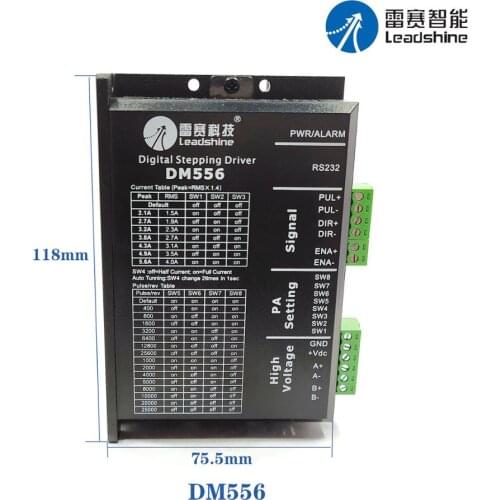 Original Leadshine DM556 NEMA17 Stepper Motor Drive NEMA23 Stepper Motor Driver