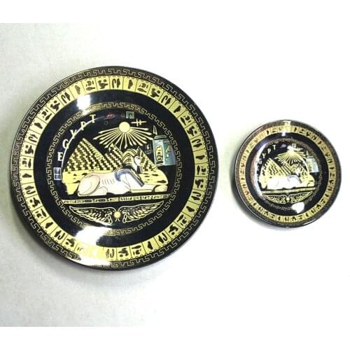 1PC Egypt Style restaurant living room decoration plate wall hanging ceramic plate