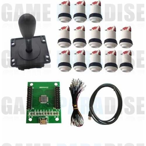 Zero Delay USB Encoder Board American style joystick push buttons For Arcade MAME JAMMA Games PC PS3 Raspberry pi