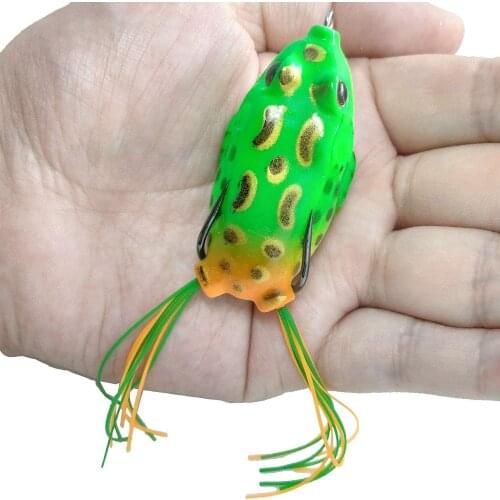 1 piece Top Water Frog soft Lure 5g 8g 12g Fishing Wobbler for Fly Fishing Snakehead Fishing Tackle