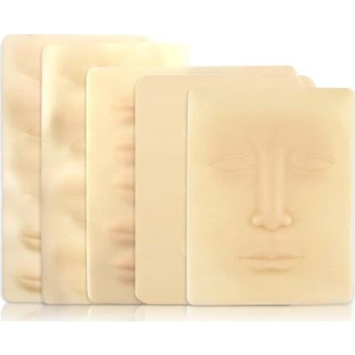 10pcs/lot 3D Tattoo Practice Eyebrow Skin Permament Makeup Cosmetic Fake Training Skin Artificial Soft Leather for Beginner