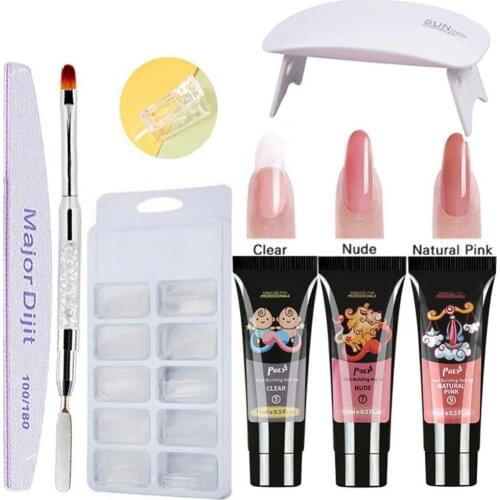 15ml UV Nail Design Art Builder Gel Long Lasting Quick Dry Manicure Tool Kits