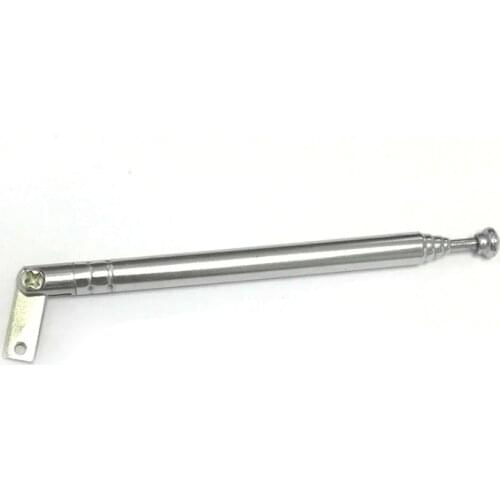 2pcs 5 sections 227mm long iron sheet 180 degree FM radio aerial telescopic antenna DIY