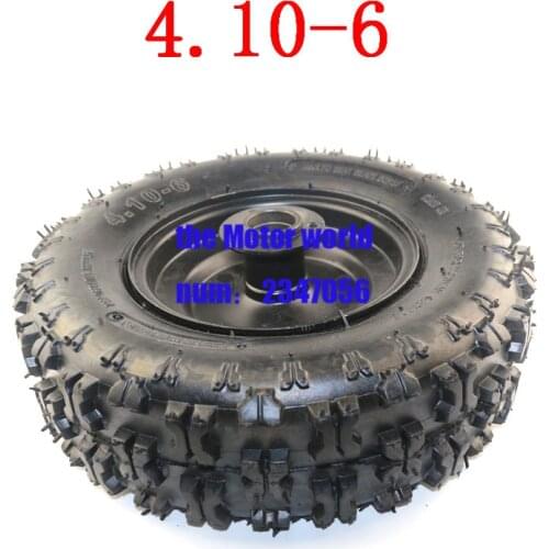 4.10-6 tyre and rim Fit All Models ATV Go kart MIni Quad 47cc 49cc snowplow tires Snowmobile tires