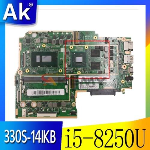 Akemy For Lenovo 330S-14IKB 330S-14 Laptop Motherboard CPU i5-8250U GPU R535 2GB With 4GB RAM Tested 100% Working