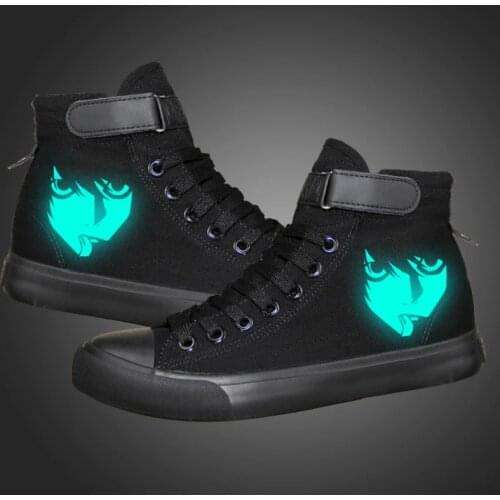High-Q Unisex Anime Death Note Yagami Light Casual Canvas Shoes plimsolls