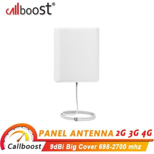 Callboost antenna gsm 2g 3g 4g signal 9dbi gain panel antenna for mobile phone cellular amplifier 4g signal booster 698-2700mhz