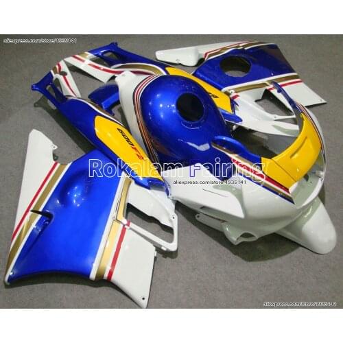 Carenado Kit For Honda CBR600 F2 1991 1992 1993 1994 CBR 600 F2 91 92 93 94 CBR600 Blue White Yellow Motorcycle Fairing Kits