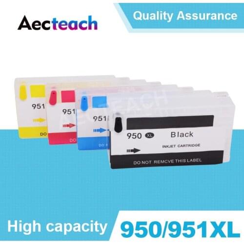 Aecteach 950 XL Printer Ink cartridge for HP Officejet Pro 251dw 276dw 8100 8600 Printer
