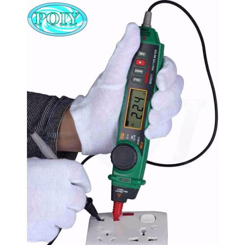 MASTECH MS8211 Pen-type Digital Multimeter Non-contact AC Voltage Detector Auto-Range Portable Professional Tester Instrument