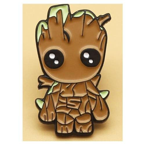 Disney Animation Galaxy Guard Brooch Cartoon Shirt Bag Badge Cartoon Animal Jewelry Gift