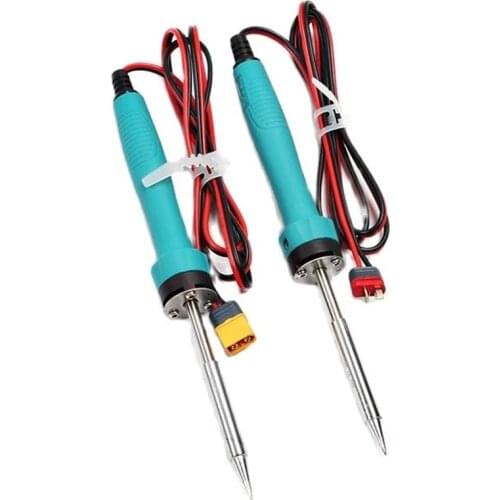 1pc 35W 12V 16V DC Electric Soldering Iron with XT60/T Plug 3S/4S Lipo Battery 400℃ Welding Repair Tools for RC Quadcopter Drone