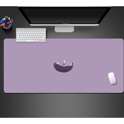 Purple Advanced Mouse Pad Personality Fashion Animal Cool Notebook Computer Keyboard Mouse Large Rubber Table Pad Special Mats