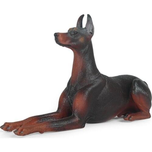Toy Figures Model Handmade Classic Accessories Dog Dobermann Boys Gift Education