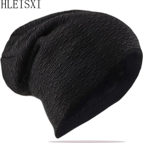 Hot Sale Winter Warm Men Beanies Skullies Fashion Knit Sports Hats Outdoor Knitting Striped Adult Male Bonnet Bone Sale