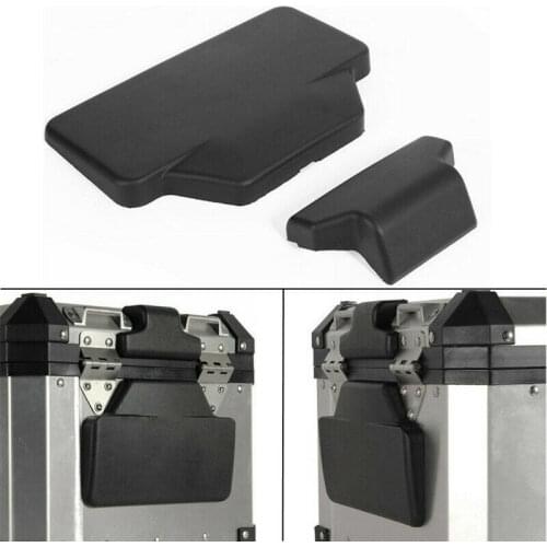 Motorcycle Black Top Case Backrest Pad Black Rubber Rear Saddle Bag Box Cushion For BMW R1200GS F800GS ADV Adventure