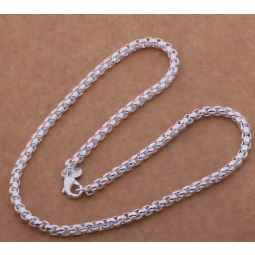 Wholesale jewelry silver plated Fashion jewelry chains necklace pendant WN-615